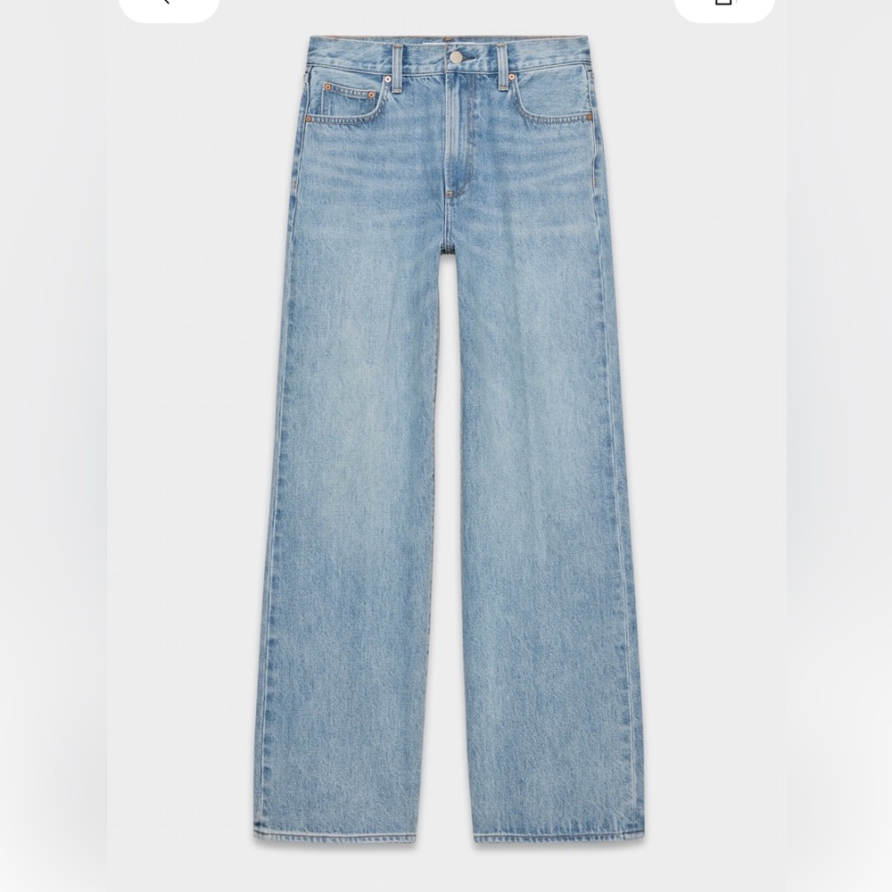 Aritzia Denim Forum high rise Farrah Wide Leg Jeans